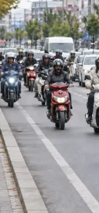 7 İlde Motosiklet Sayısı Otomobili Geçti