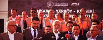 AK Parti Genel Başkanvekili Elitaş, Kayseri'de hızlı tren şantiyesinde konuştu: