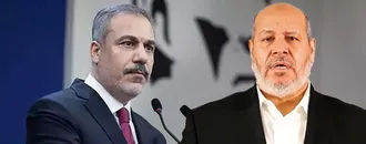 Fidan'dan Hamas Lideri Hayye ile Kritik Görüşme