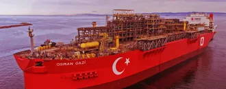 GRAFİKLİ - Türkiye'nin ilk yüzer gaz üretim platformu İstanbul'un fethinin yıl dönümünde Boğaz'dan geçecek