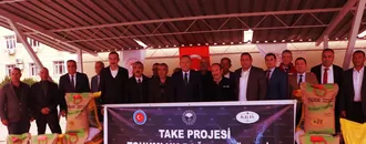 Kilis'te çiftçilere 737 ton tohum dağıtıldı