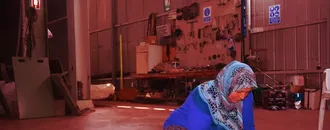 Manisa'nın Demirci ilçesinde dokunan halılar dünya pazarında ilgi görüyor