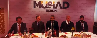 MÜSİAD'ın Berlin şubesinde "Almanya-Türkiye ekonomik ilişkileri" konulu toplantı düzenlendi