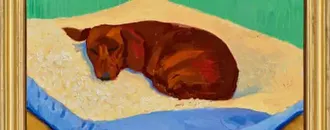 Rare Sale of David Hockney Painting of Beloved Dog Stanley Could Fetch £2.5M