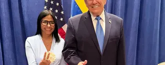 Trump Legitima A Delcy Rodríguez con UN Encuentro en Nueva York Mientras María Corina Machado Intenta en Vano Regresar A Venezuela