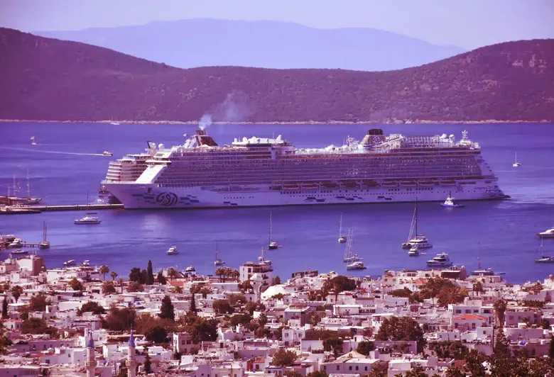 Bodrum'a iki kruvaziyerle 3 bin 308 yolcu geldi