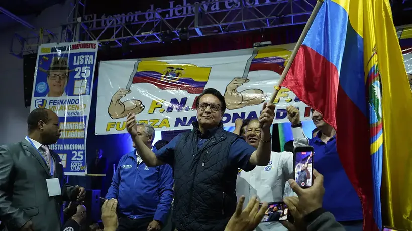 Detienen En EEUU A Uno De Los Presuntos Autores Intelectuales Del Asesinato Del Candidato Villavicencio Tras UN Mitin En  Ecuador