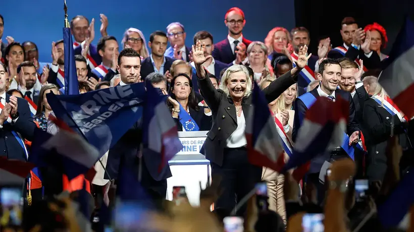 Marine Le Pen seduce a los millonarios