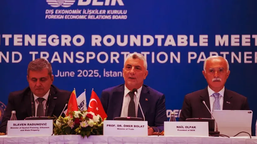 Ticaret Bakanı Bolat, Türkiye-Karadağ Yuvarlak Masa Toplantısı'nda konuştu: