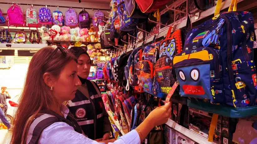 Ticaret Bakanlığı ekipleri İstanbul'da kırtasiye ve okul ürünleri denetimine devam ediyor