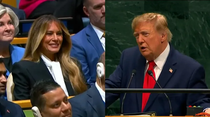 Trump Piropea A Su Mujer Melania Durante Su Discurso en la ONU: "Muy Buen Trabajo Estás Haciendo"