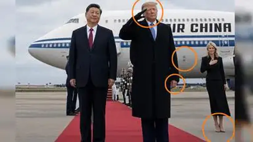 Trump Postet Massiv Manipuliertes Bild von Sich und Xi