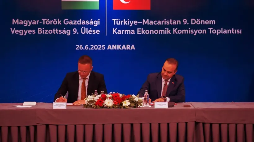 Türkiye-Macaristan 9. Dönem Karma Ekonomik Komisyonu Toplantısı gerçekleştirildi