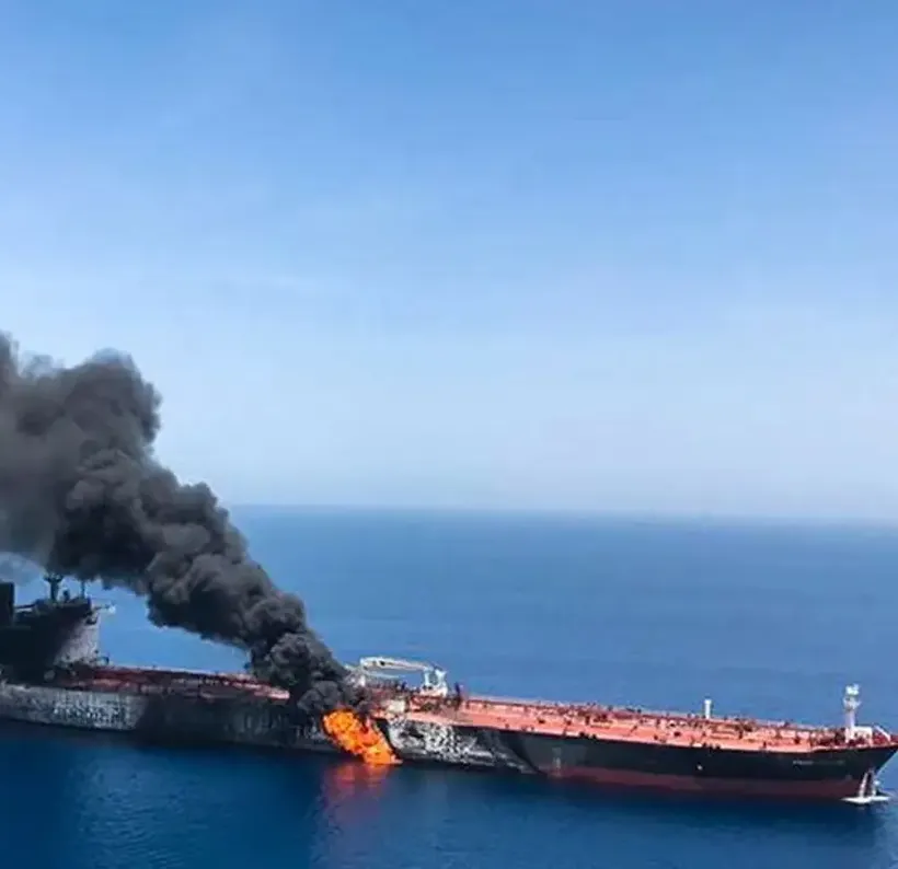 ABD: Umman Körfezi'nde bir tanker daha vuruldu