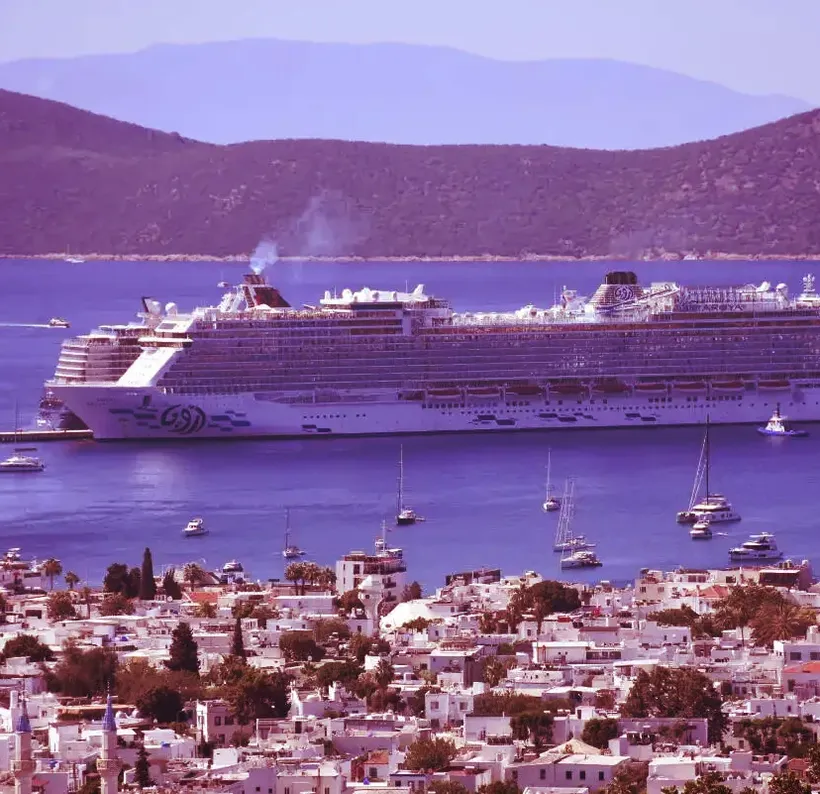 Bodrum'a iki kruvaziyerle 3 bin 308 yolcu geldi Bodrum'a iki kruvaziyerle 3 bin 308 yolcu geldi