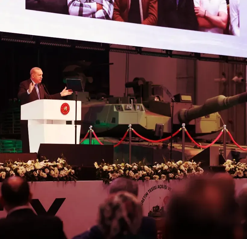 Cumhurbaşkanı Erdoğan, "Altay Tankları Teslimat Töreni"nde konuştu: (1) Cumhurbaşkanı Erdoğan, "Altay Tankları Teslimat Töreni"nde konuştu: (1)