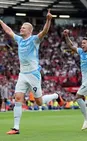 Manchester City recover from Foden red card as Haaland wins derby at United