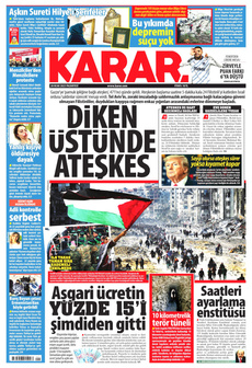 KARAR 20 Ocak 2025 gazete manşeti
