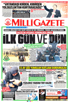 MİLLİ GAZETE 20 Ocak 2025 gazete manşeti