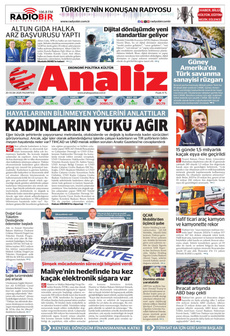 ANALİZ 20 Ocak 2025 gazete manşeti