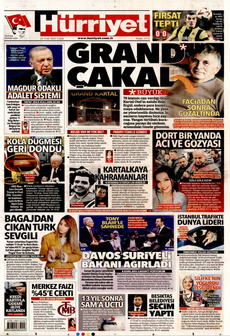 HÜRRİYET 24 Ocak 2025 gazete manşeti