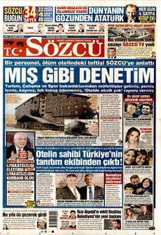 SÖZCÜ 24 Ocak 2025 gazete manşeti