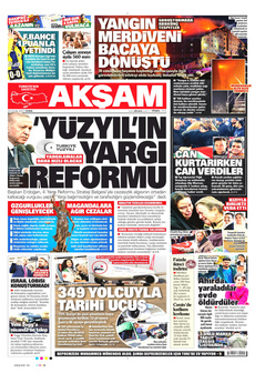 AKŞAM 24 Ocak 2025 gazete manşeti