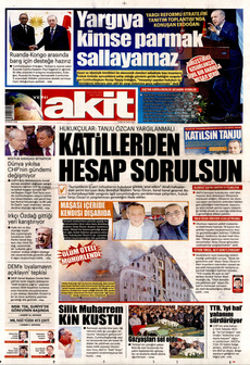 YENİ AKİT 24 Ocak 2025 gazete manşeti