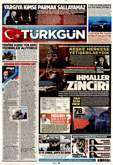 TÜRKGÜN 24 Ocak 2025 gazete manşeti