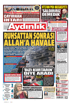 AYDINLIK GAZETESİ 24 Ocak 2025 gazete manşeti