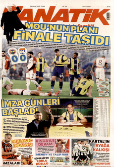 FANATİK 24 Ocak 2025 gazete manşeti