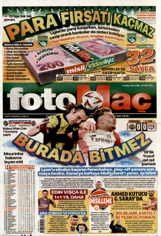 FOTOMAÇ 24 Ocak 2025 gazete manşeti