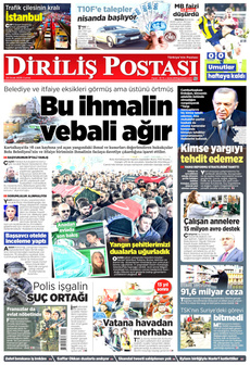 DİRİLİŞ POSTASI 24 Ocak 2025 gazete manşeti