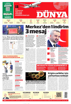 DÜNYA 24 Ocak 2025 gazete manşeti