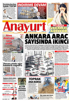 ANAYURT 24 Ocak 2025 gazete manşeti