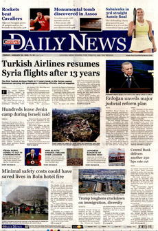 HÜRRİYET DAİLY NEWS 24 Ocak 2025 gazete manşeti