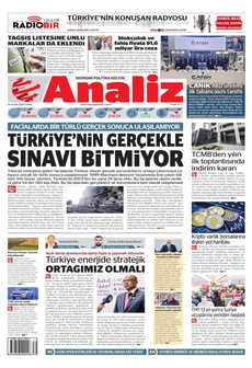 ANALİZ 24 Ocak 2025 gazete manşeti