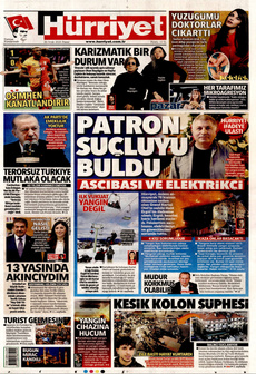 HÜRRİYET 26 Ocak 2025 gazete manşeti