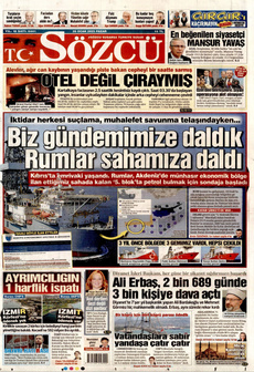 SÖZCÜ 26 Ocak 2025 gazete manşeti