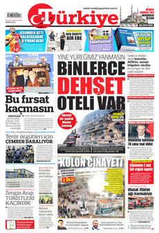 TÜRKİYE GAZETESİ 26 Ocak 2025 gazete manşeti