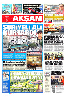 AKŞAM 26 Ocak 2025 gazete manşeti