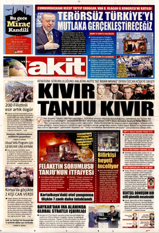 YENİ AKİT 26 Ocak 2025 gazete manşeti