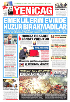 YENİÇAĞ 26 Ocak 2025 gazete manşeti