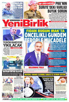 YENİBİRLİK 26 Ocak 2025 gazete manşeti