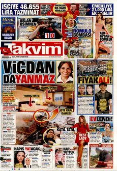 TAKVİM 26 Ocak 2025 gazete manşeti