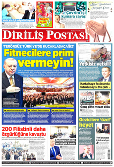 DİRİLİŞ POSTASI 26 Ocak 2025 gazete manşeti