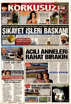KORKUSUZ 26 Ocak 2025 gazete manşeti