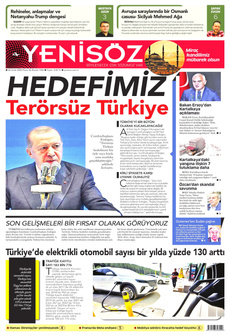 YENİ SÖZ GAZETESİ 26 Ocak 2025 gazete manşeti