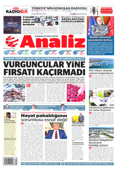 ANALİZ 26 Ocak 2025 gazete manşeti