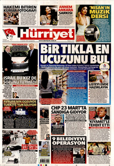 HÜRRİYET 12 Şubat 2025 gazete manşeti